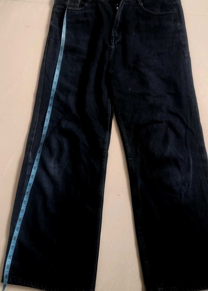 Dark Wash Wide Leg Jeans