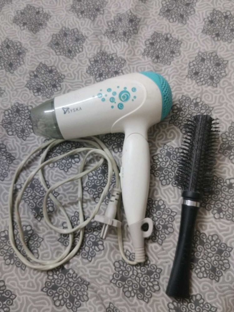 Syska Hair Dryer with Vega Brush