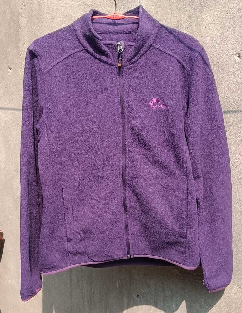 Brand is NEPA Purple Fleece Zip-Up Jacket OG