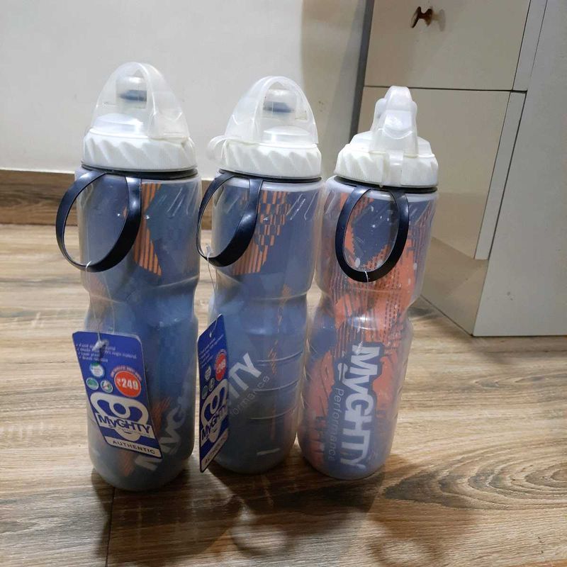 Set of 3 Unbreakable Sports Bottles