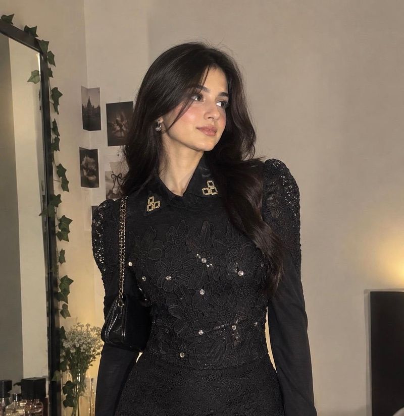 Elegant Black Lace top