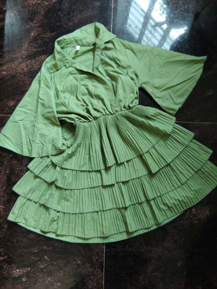 Chic Layered Ruffle Dress