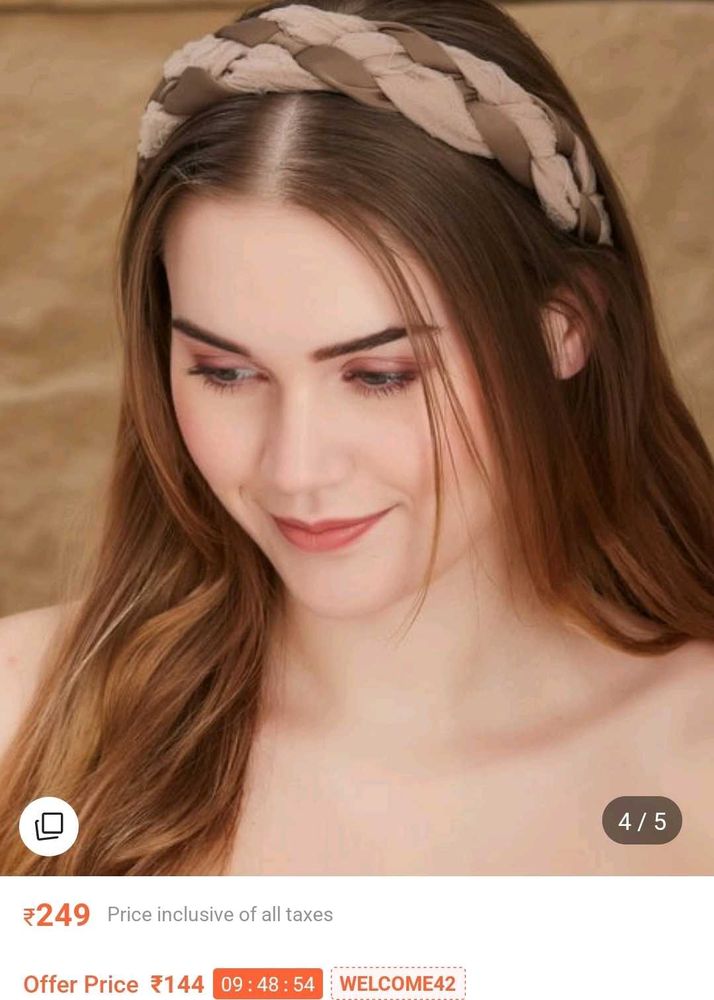 Braided Fabric Headband