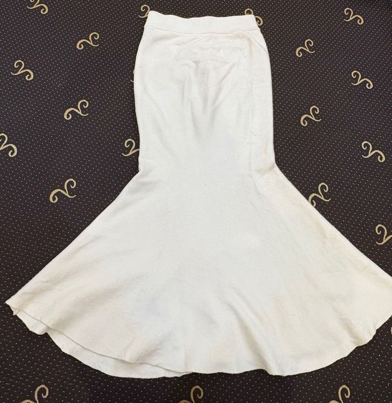 Winter White Mermaid Skirt