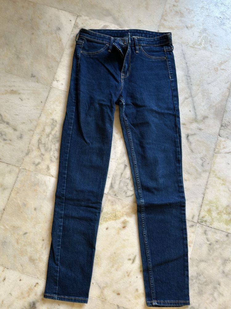 H&amp;M Dark Blue Ladies Stylish Jeans