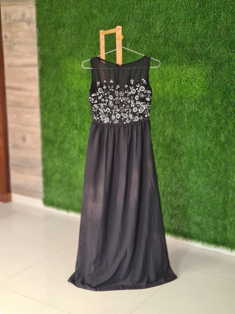 Stone Work Party Wear Dress/Gown