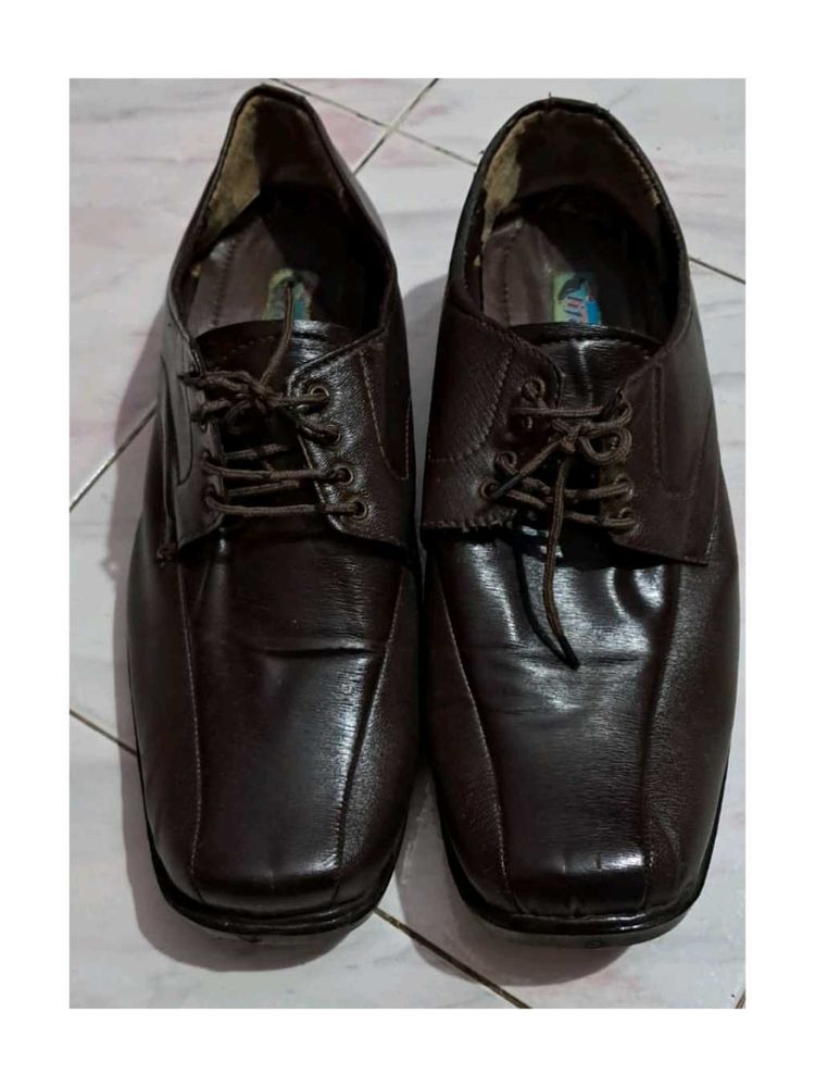 Men's Brown Leather Formal Shoes