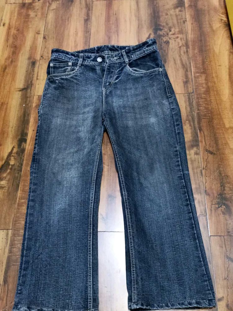 Dark Wash Wide Leg Jeans