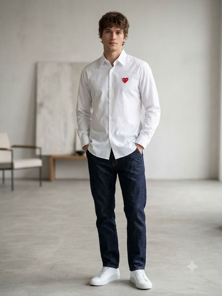 Comme des Garcons Play White Shirt