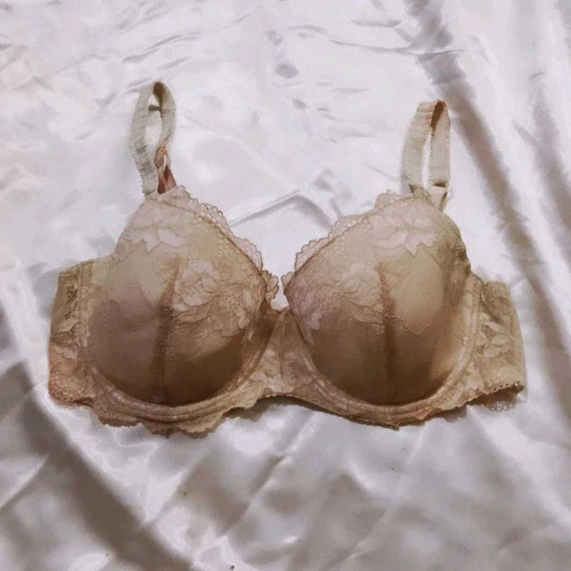 Lace la vie rose Bra