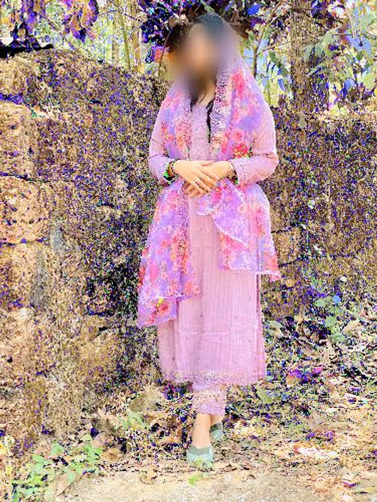 Elegant Lilac Kurta Set with Dupatta