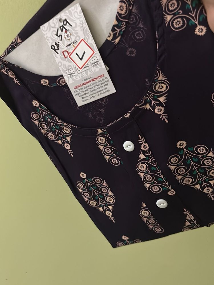 Elegant Printed Kurta