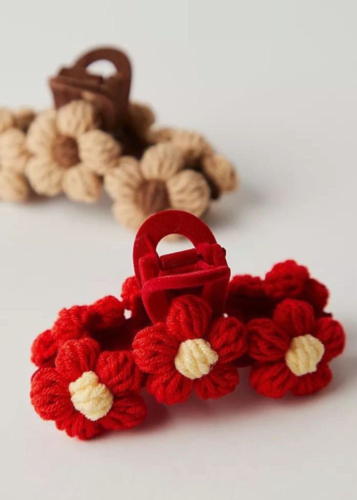crochet claw clips