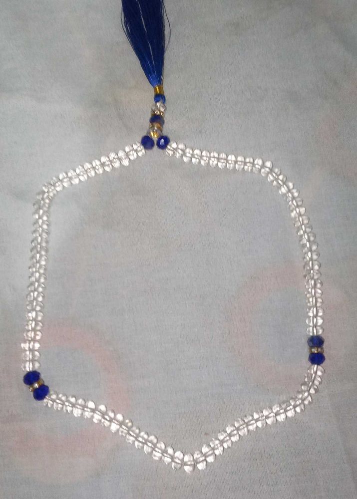 Elegant Beaded Necklace with Tassel