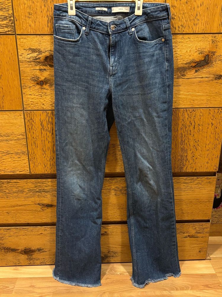 Stylish Blue Denim Flare Jeans