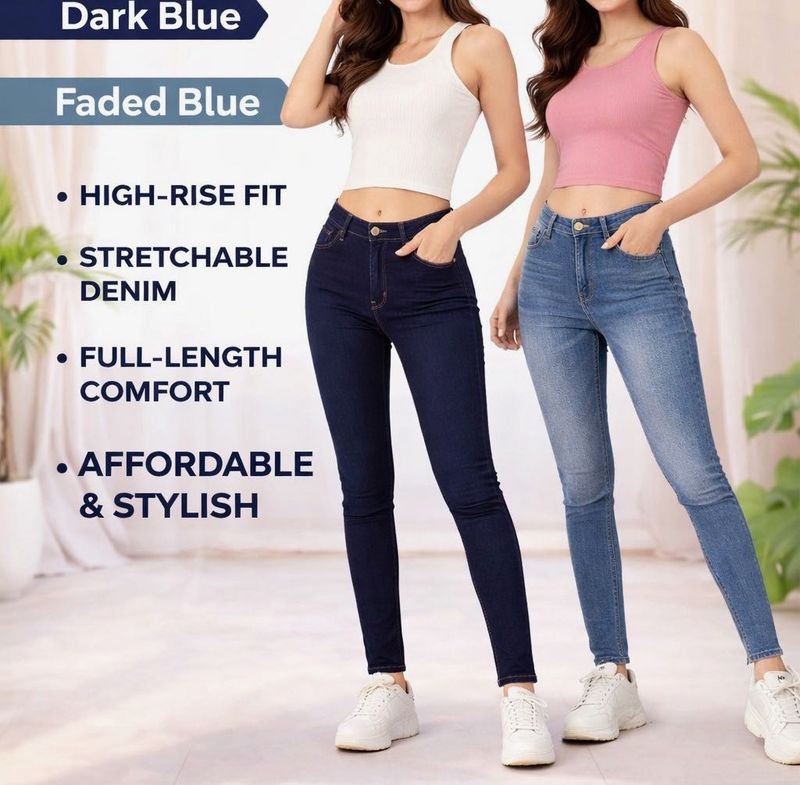 Full length Skinny Jeans -combo💙