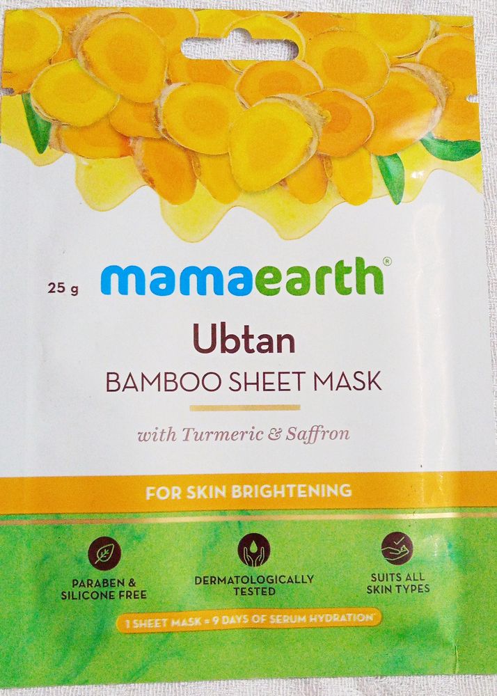 Mamaearth Ubtan Sheet Mask