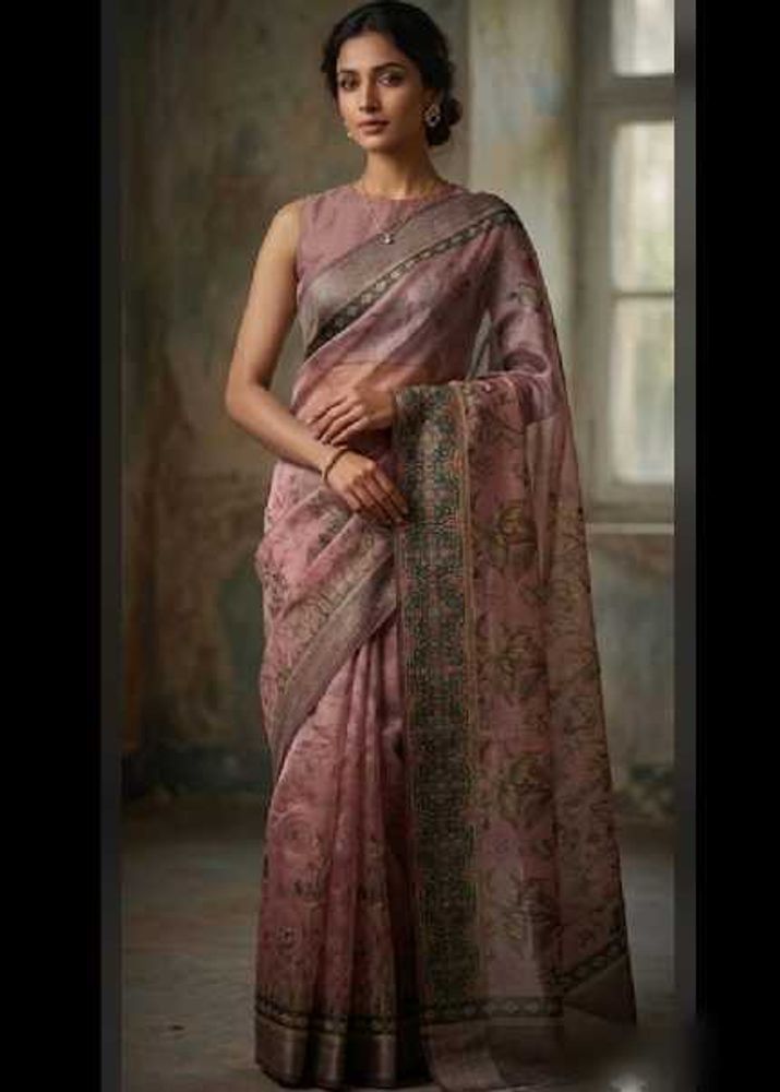 Premium Fancy Tissue Saree