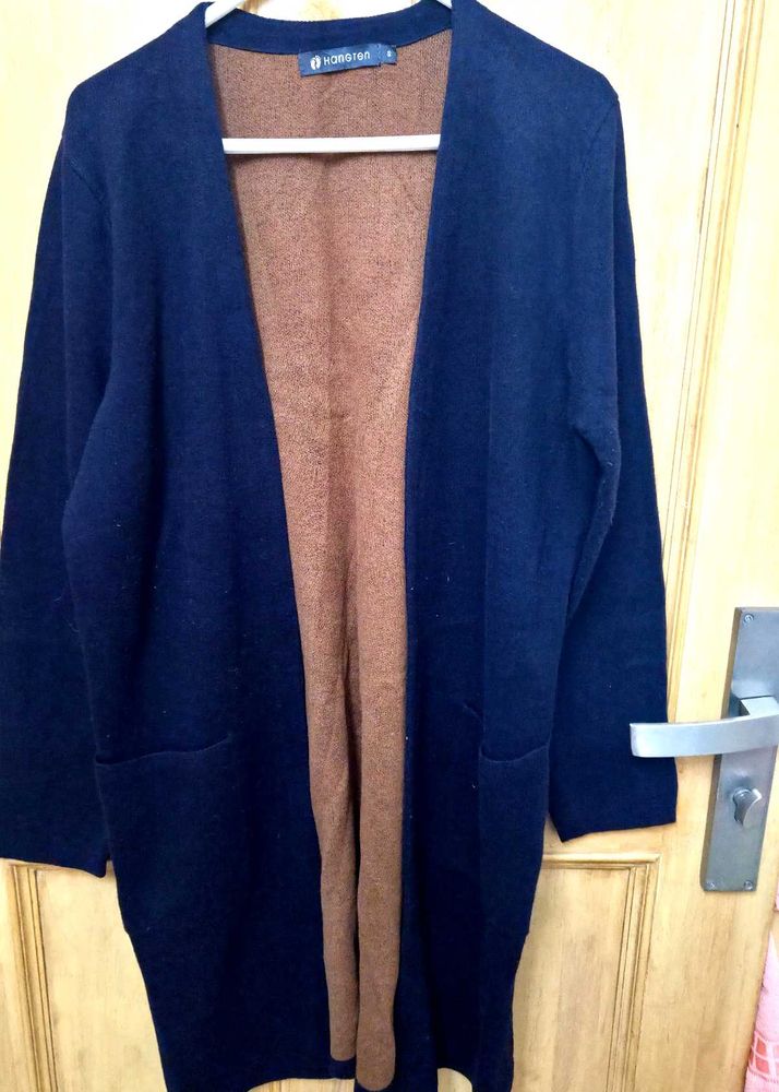 Elegant Longline Knit Cardigan