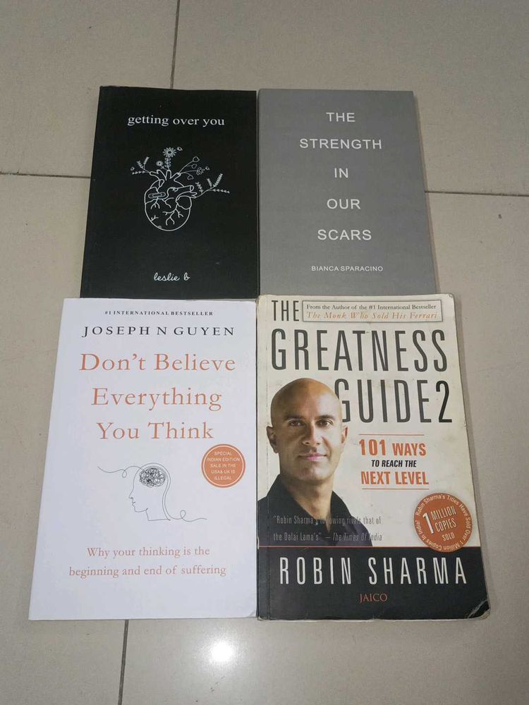 Set of 4 Self-Help Books