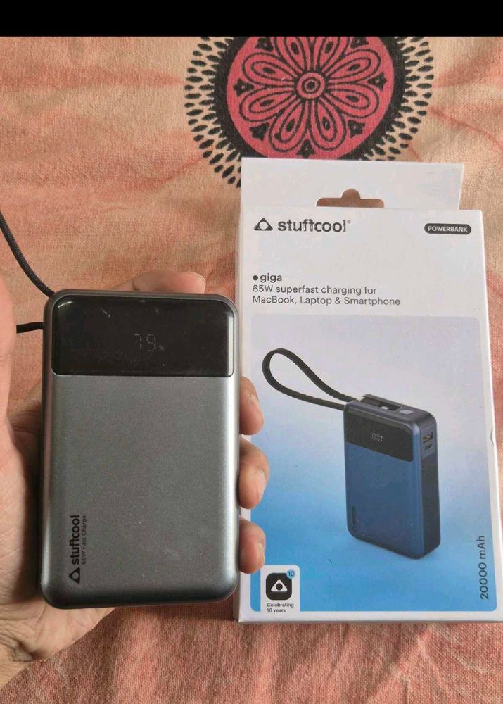 Stuffcool Giga 65W 20,000mAh Power Bank