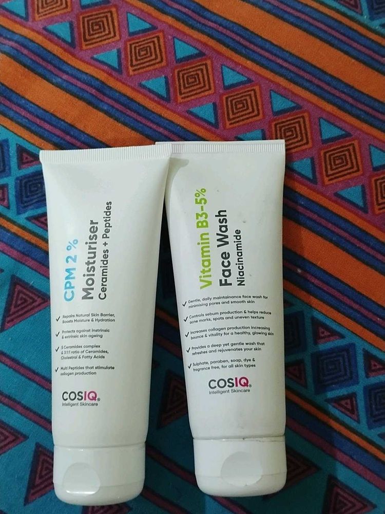 COSIQ Moisturizer &amp; Face Wash Set