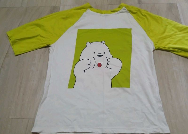 Souled Store Cute Bear Graphic T-Shirt