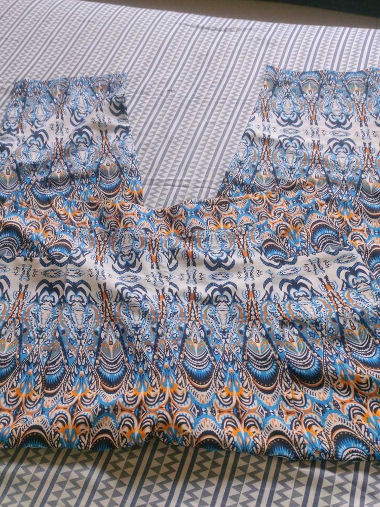 Patterned Palazzo Pants amazing fabric