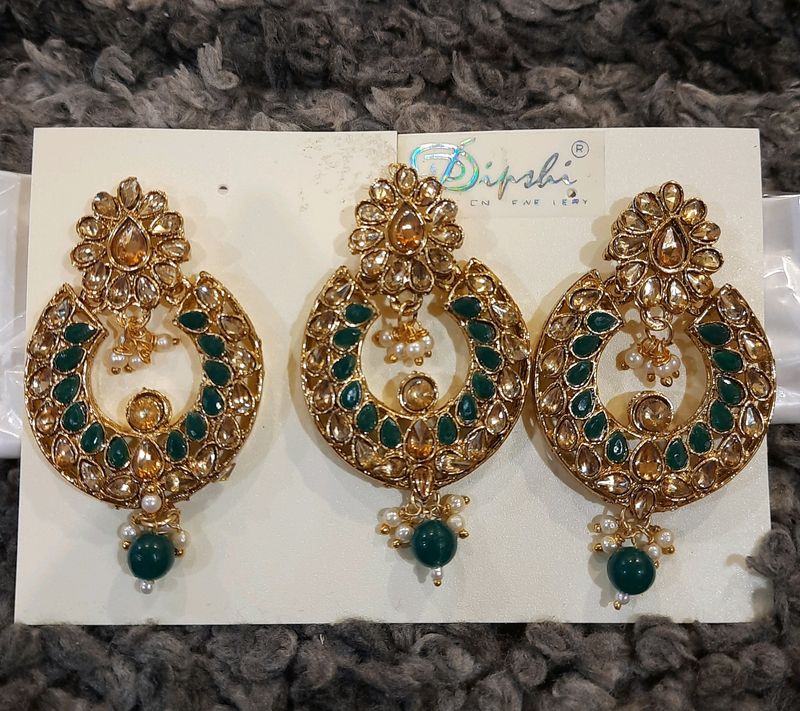 Heavy Earings With Maangtika 🛍