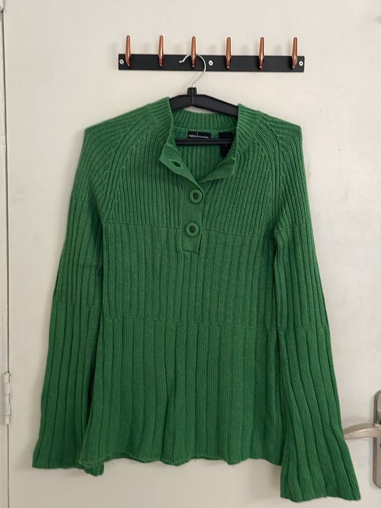 Green Wollen Sweater