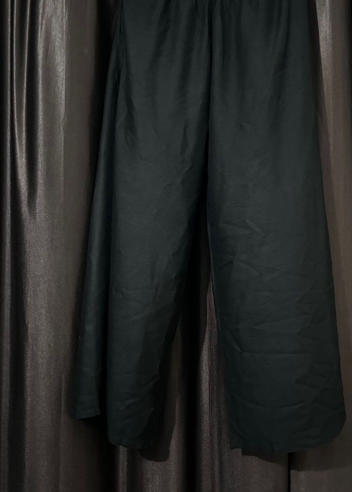 Black Wide Leg Palazzo Pants