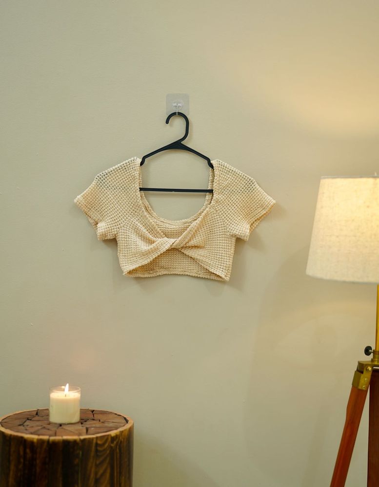 Crochet Twist Front Top