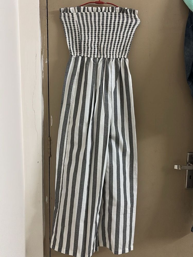 Striped Jumpsuit