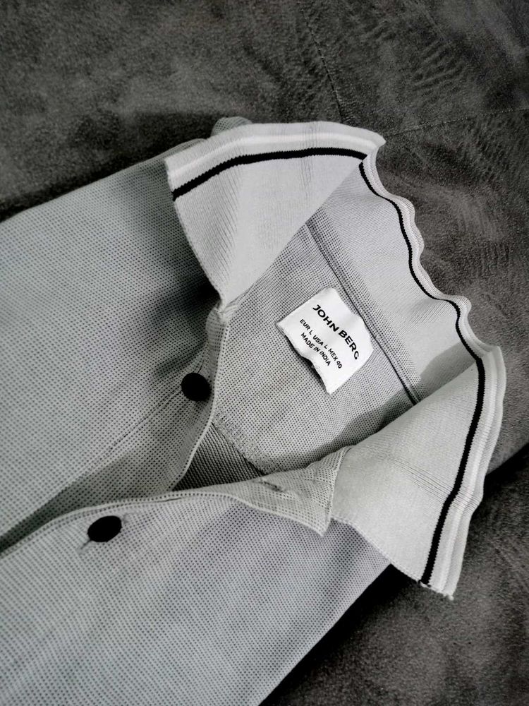 John Berg Grey Polo Shirt