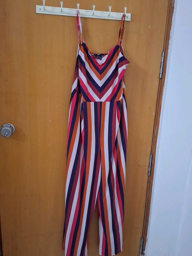 Striped Jumpsuit