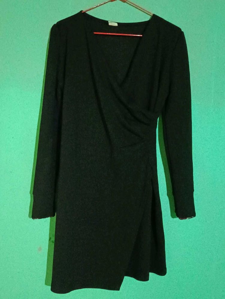 Black Wrap Dress - Stylish &amp; Chic