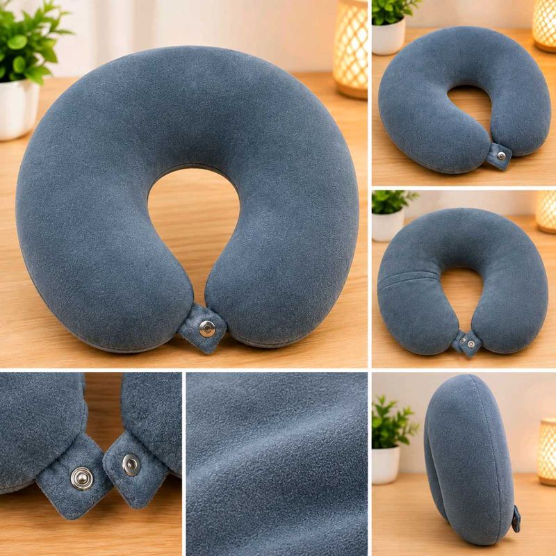 Premium U-Shaped Travel Neck Pillow