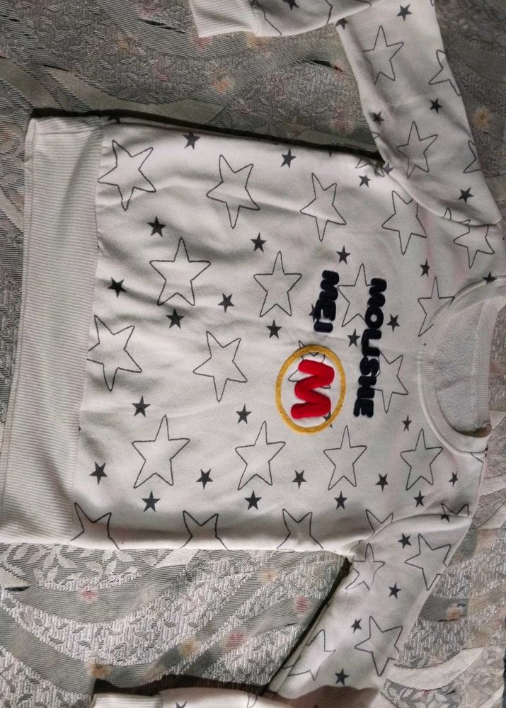 Cute Star Print Sweatshirt