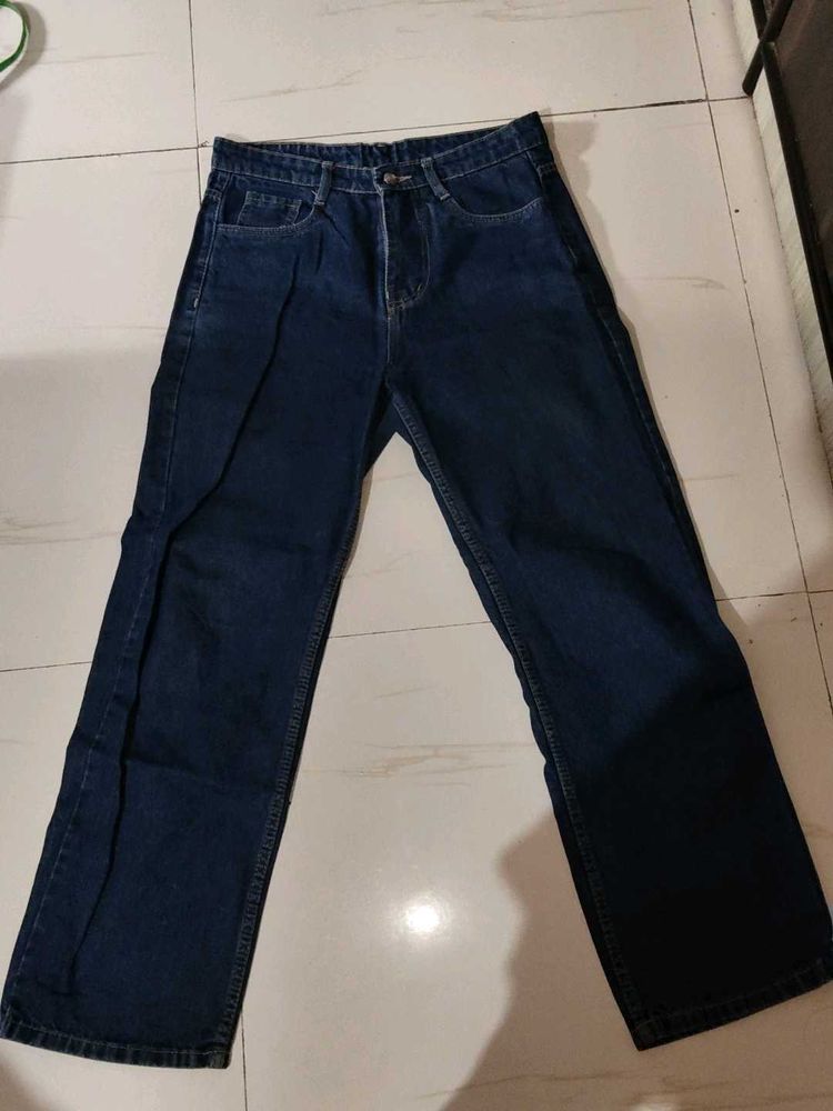 Dark Wash Wide Leg Jeans