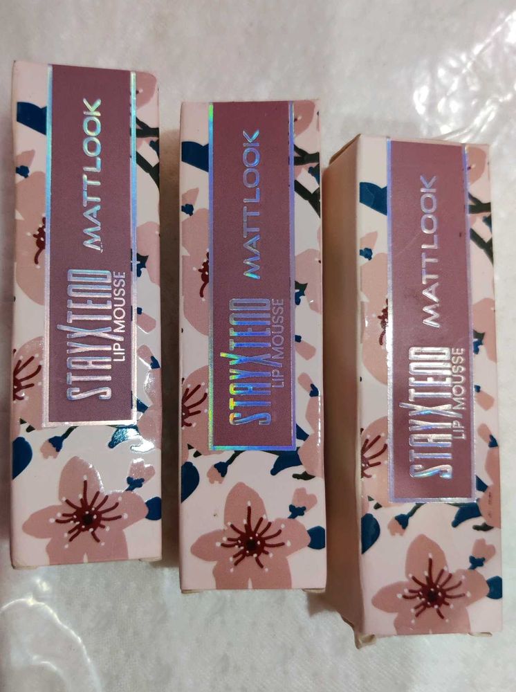 Stayxxtend Mattlook Lip Mousse - Set of 3