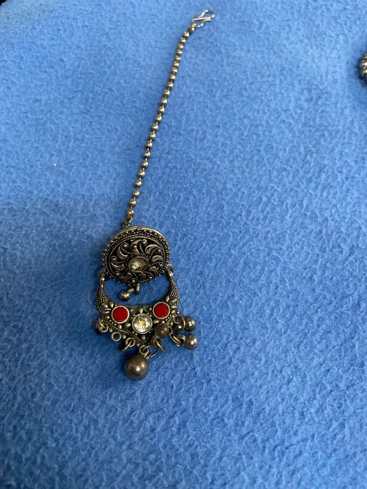 Indian Oxidized Maang Tikka