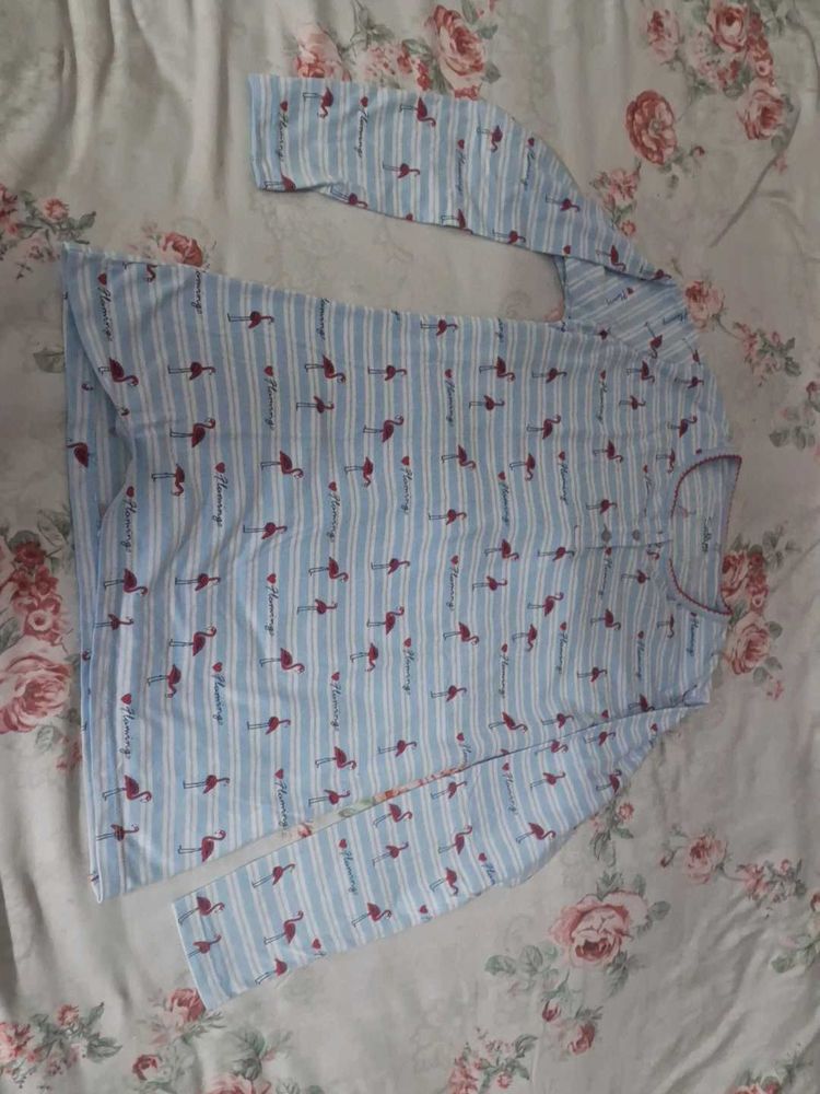 Cute Flamingo Pyjama Top