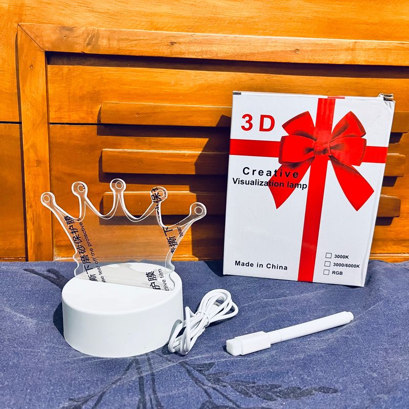 3D Creative Visualisation Lamp 1