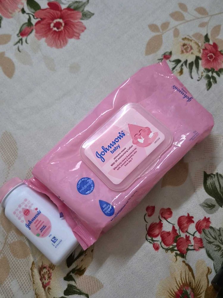 Johnson's Baby Wipes &amp; Powder