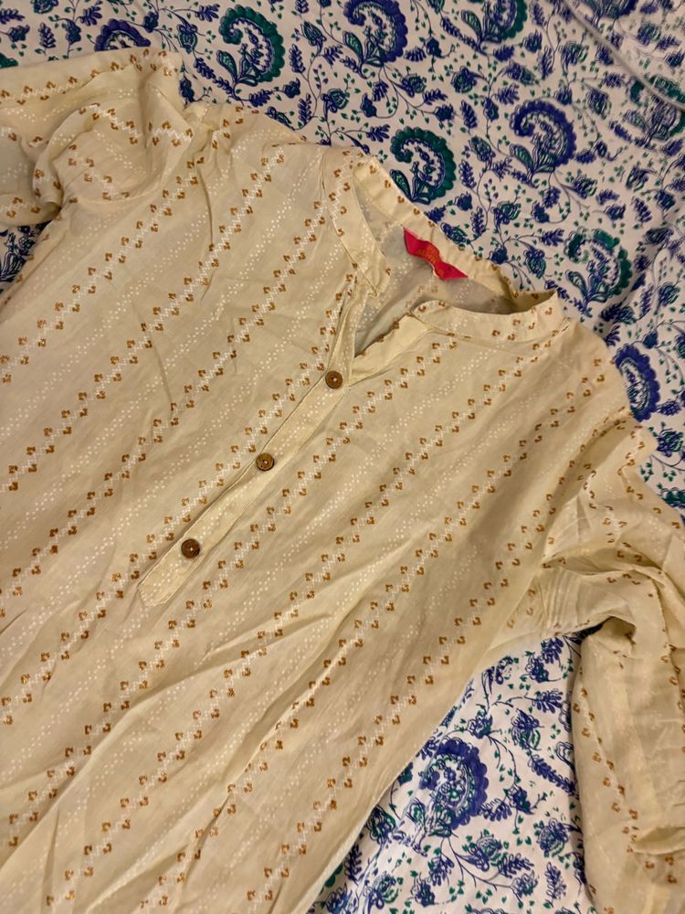 Elegant Beige Kurta