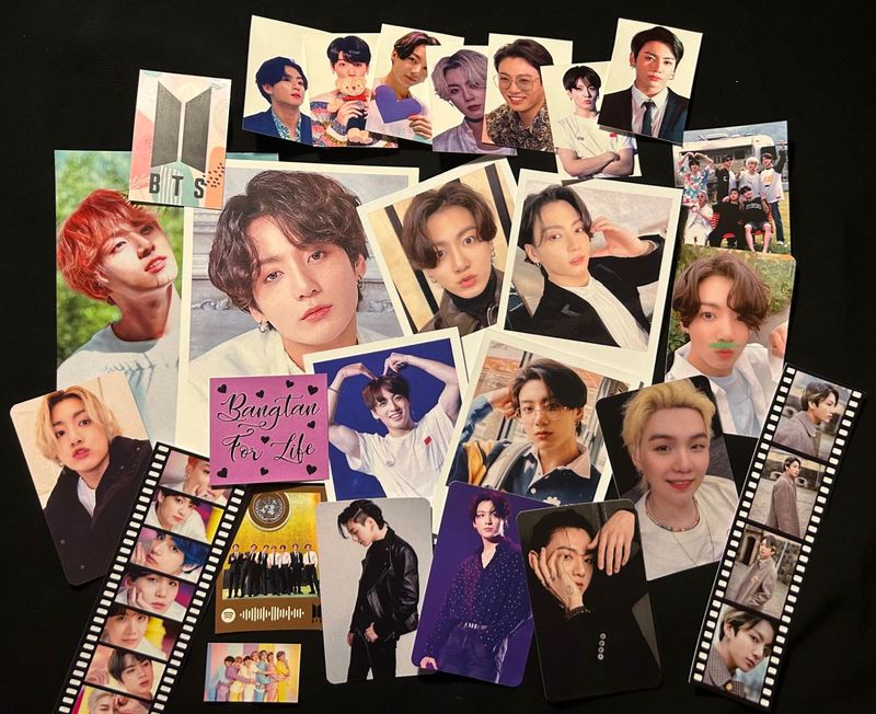 BTS Jungkook Photocards &amp; Stickers Set &amp; Tickets