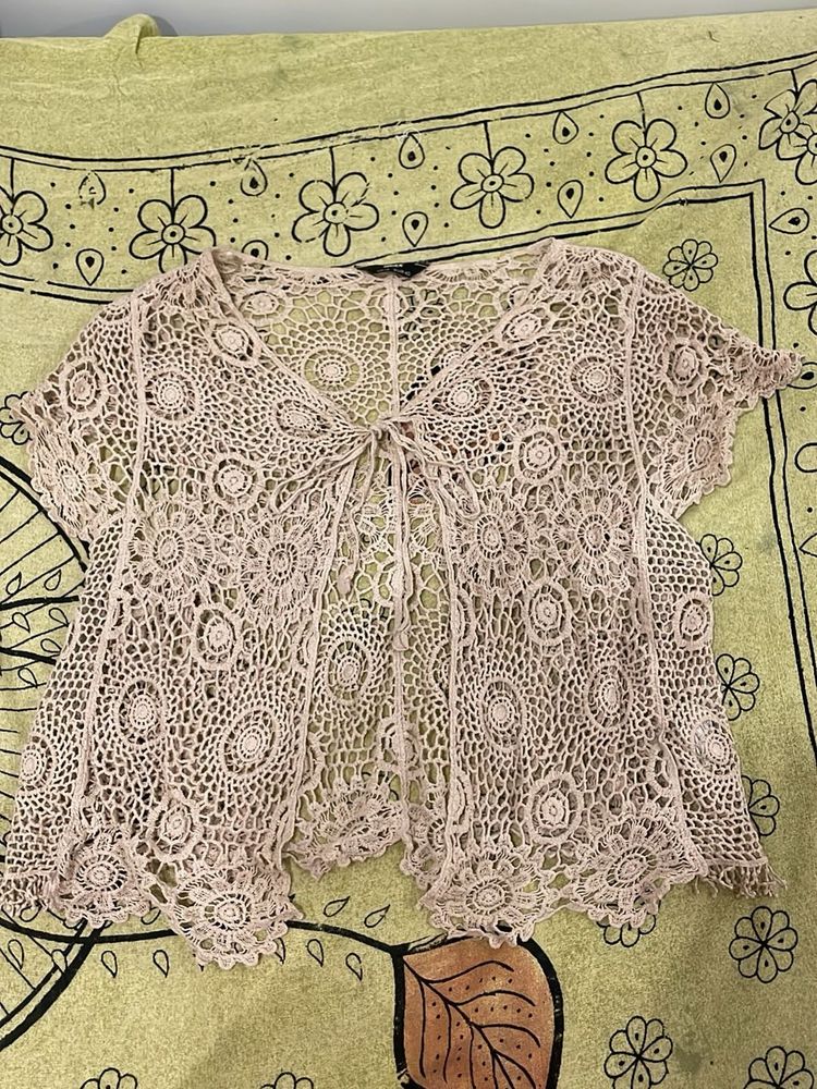 Vintage Crochet Lace Cardigan🤍