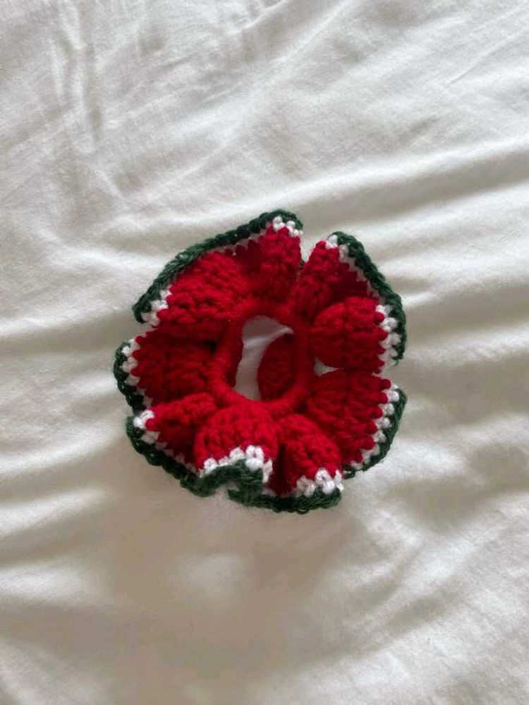 Handmade Crochet Scrunchie