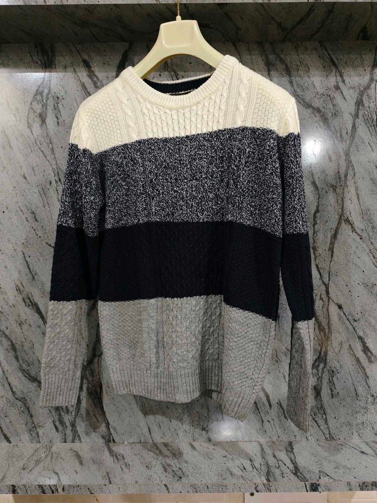 Men's Colorblock Knit Sweater