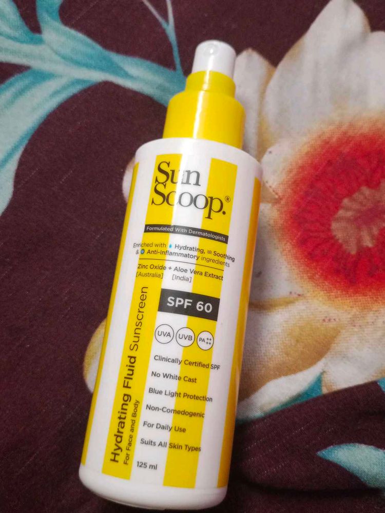 Sun Scoop Hydrating Fluid Sunscreen SPF 60